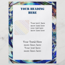 WATER Element Ripple Pattern Custom Flyer