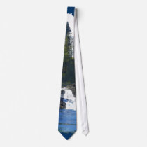 WATER FALL, FOREST, NATURE Series Neckwear