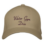 Water Gym Diva embroidered hats