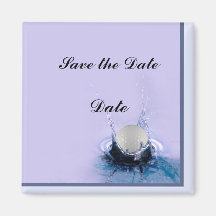 Water Hazard Fridge Magnet