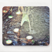 Water jet mouse pad