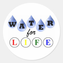 Water.jpg Round Sticker