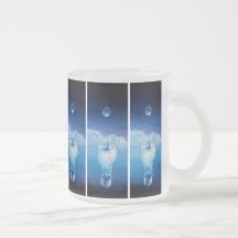 "Water & Light Department" Watercolor Coffee Mug