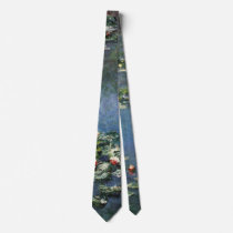 Water Lilies (1906) by Claude Monet Neckties