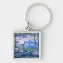 Water Lilies 1 Keychain