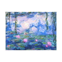 Water Lilies 1 Stretched Canvas Print