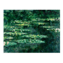 WATER LILIES 2 POST CARDS