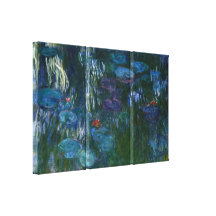 Water Lilies - Claude Monet Canvas Prints