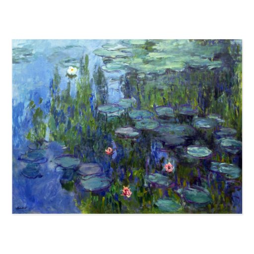Water Lilies, Claude Monet Postcards