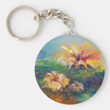 Water Lilies Key Chain