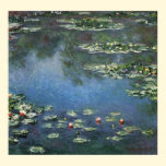 Water Lilies, Monet, Vintage Impressionism Flowers posters