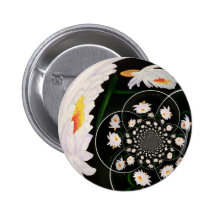 water lilies pinback buttons