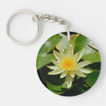 water lily doublesided Key Chain