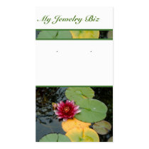 Water Lily Earring Cards