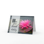 Water lily for 60th birthday cards