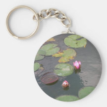 Water Lily Key Chain