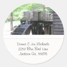 Water Mill Address Stickers
