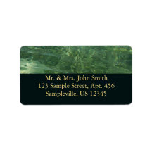 Water over Sea Grass Address Label