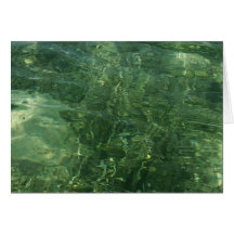Water over Sea Grass Card