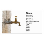 Water pipe business card templates