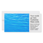 Water pretty deep blue rippling beautiful photo personalized photo card