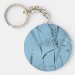 Water Reed Digital Art Key Chain