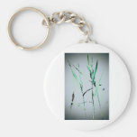 Water Reed Digital Art Keychains