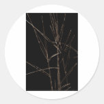 Water Reed Digital art Round Sticker