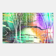 Water scene sticker