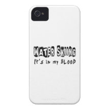 Water Skiing It's in my blood iPhone 4 Covers