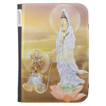 Water-sprinkling Avalokitesvara Caseable Case Kindle Covers