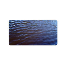 Water Surface Texture Personalized Address Label