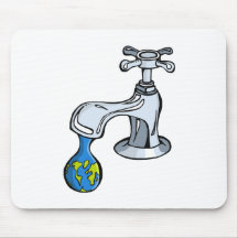 Water: take carea about ou limited resources. mousepads