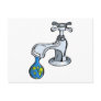 Water: take carea about ou limited resources. postcards