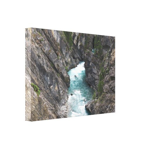 Water through Canyon Canvas Print