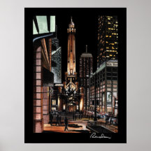 Water Tower Chicago Poster Randsom