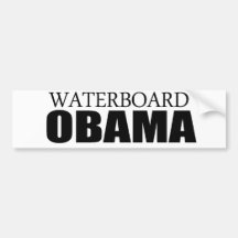 Waterboard Obama Bumper Sticker