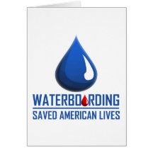 Waterboarding Greeting Cards