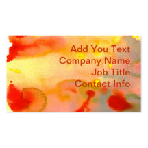 Watercolor 4 business card