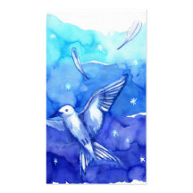 WATERCOLOR bird  Business Card Template