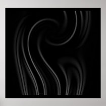 Watercolor Black posters