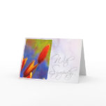 Watercolor Buds-Sympathy Greeting Card