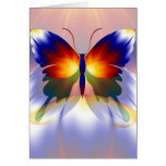 Watercolor butterfly card