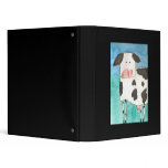 Watercolor Cow Binder