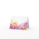 Watercolor Floral in Pink, Purple, and Orange cards
