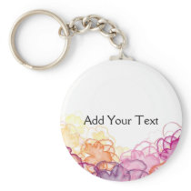 Watercolor Floral in Pink, Purple, and Orange