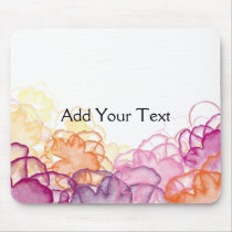 Watercolor Floral in Pink, Purple, and Orange