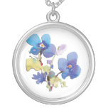 Watercolor Flowers Necklaces