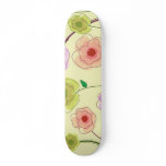 Watercolor Flowers skateboards