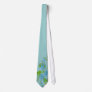 Watercolor Flowers Tie